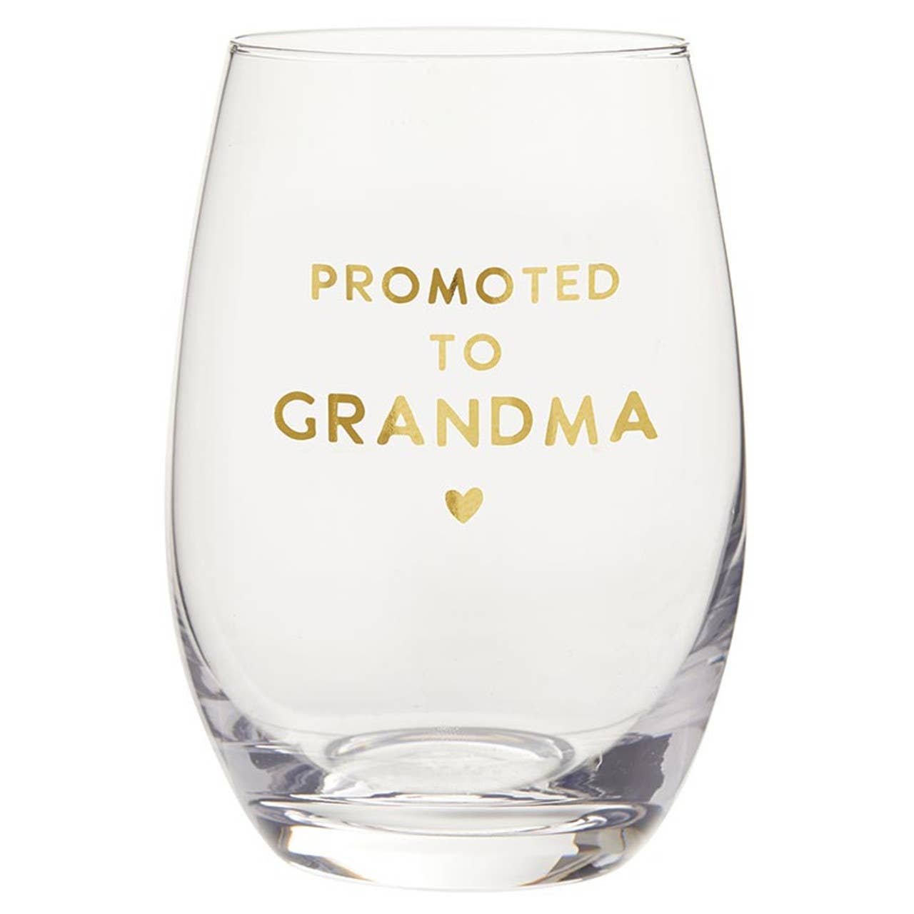 Wine Glass - Promoted To Grandma