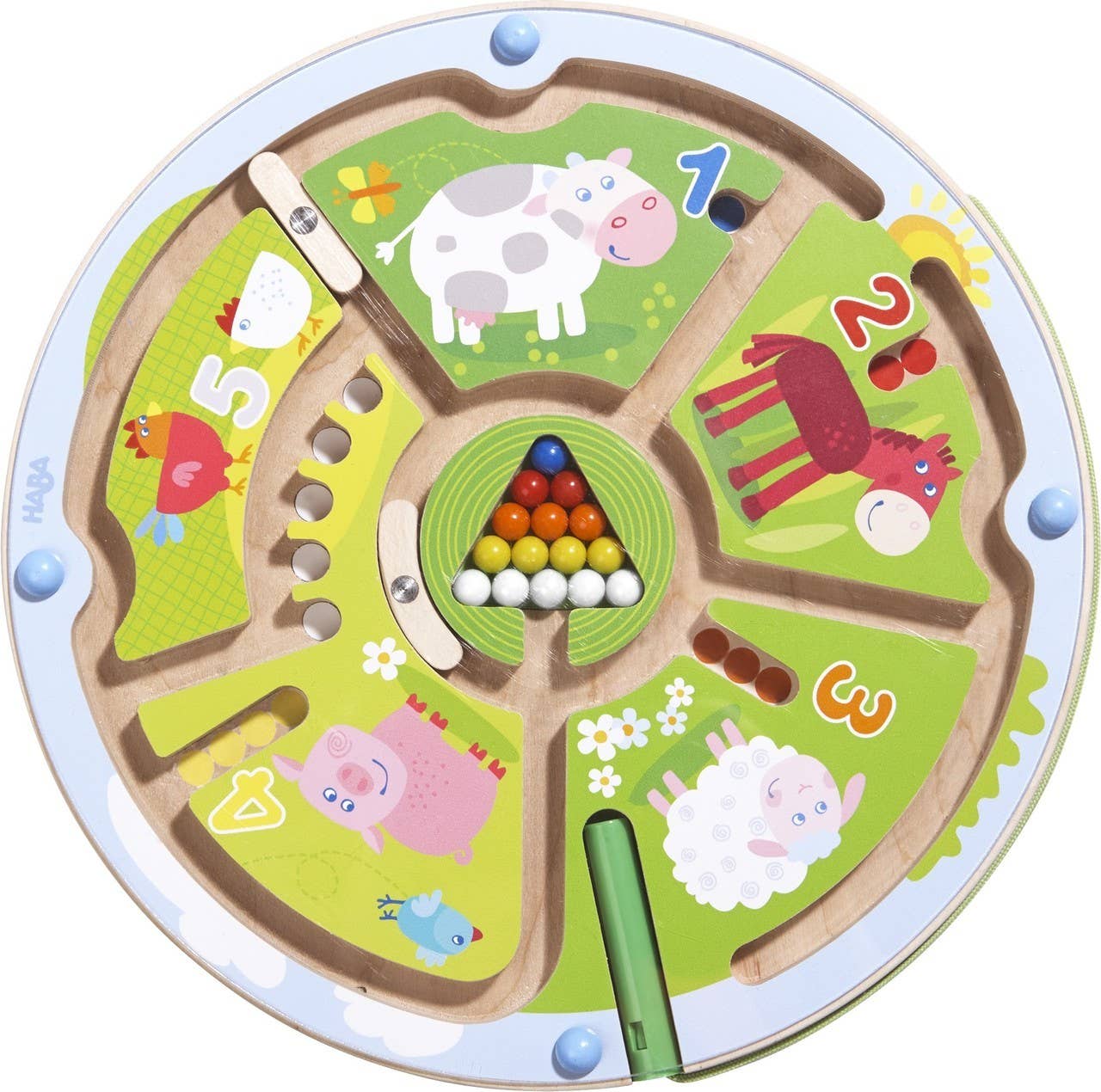 Juego magnético de laberinto numérico