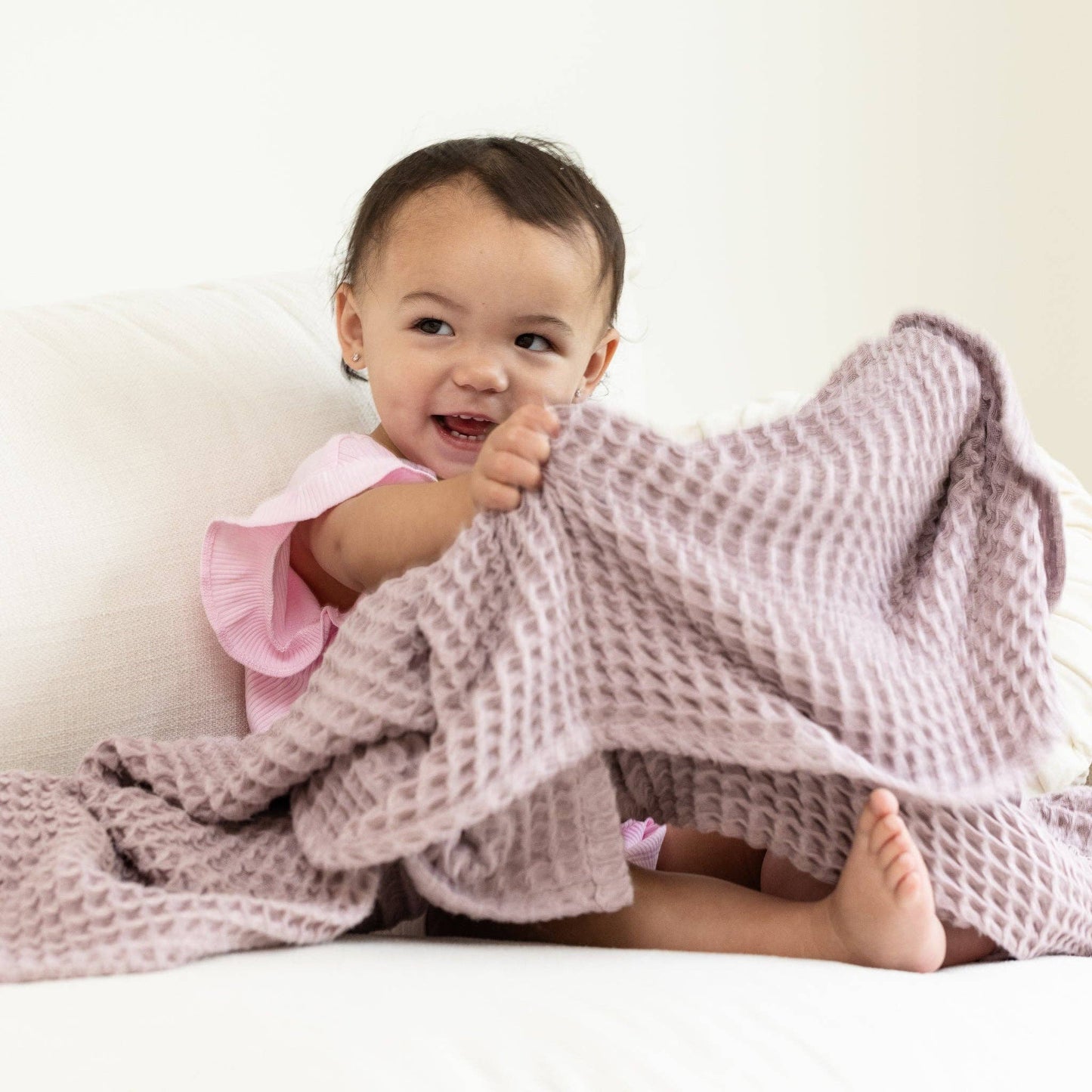 Waffle Baby Blanket