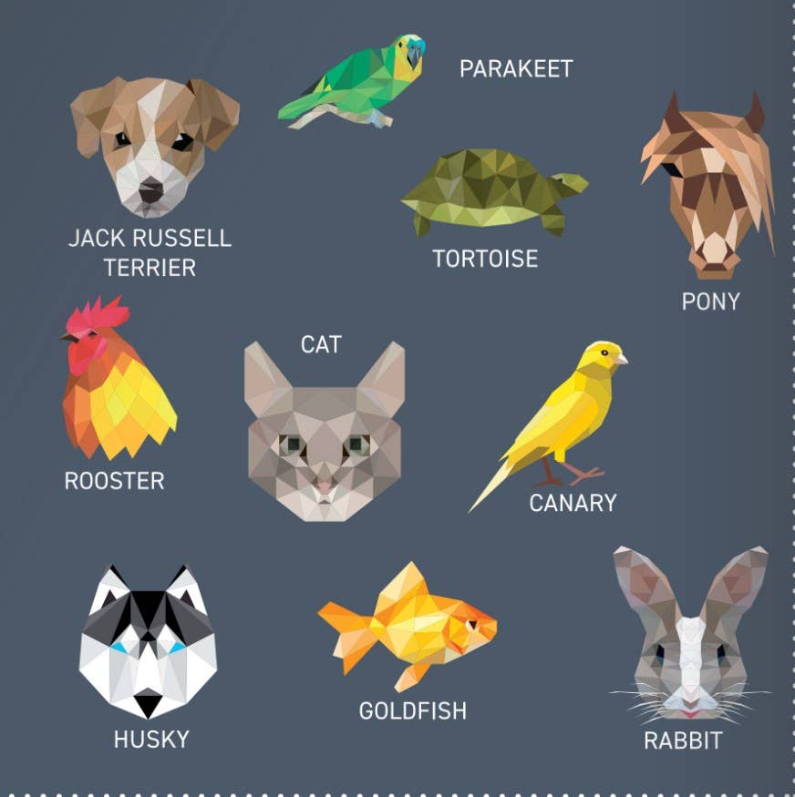 My Sticker Paintings: Pets