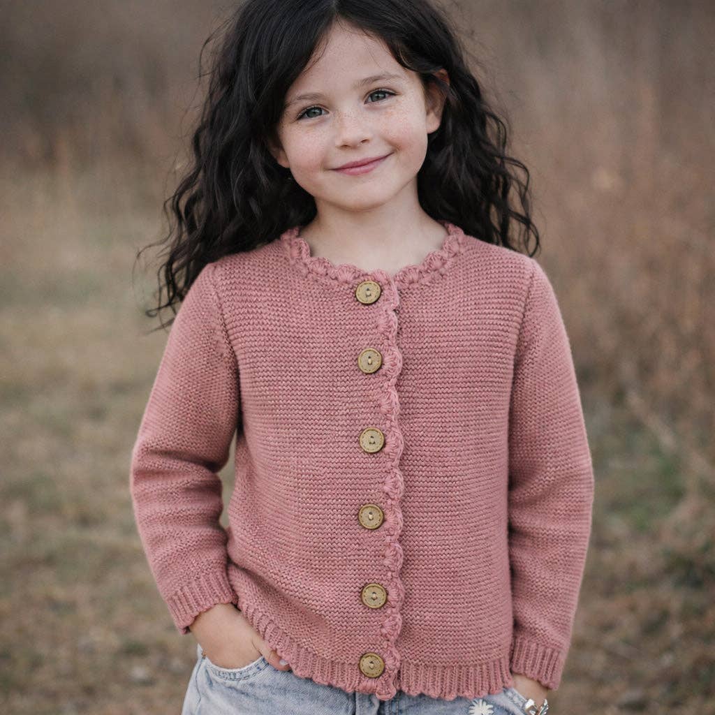 Baby Sophia Sweater - Champagne pink / 3-6 months