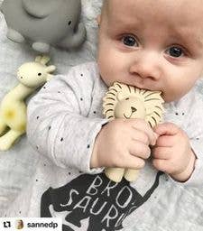 Lion Organic Rubber Teether