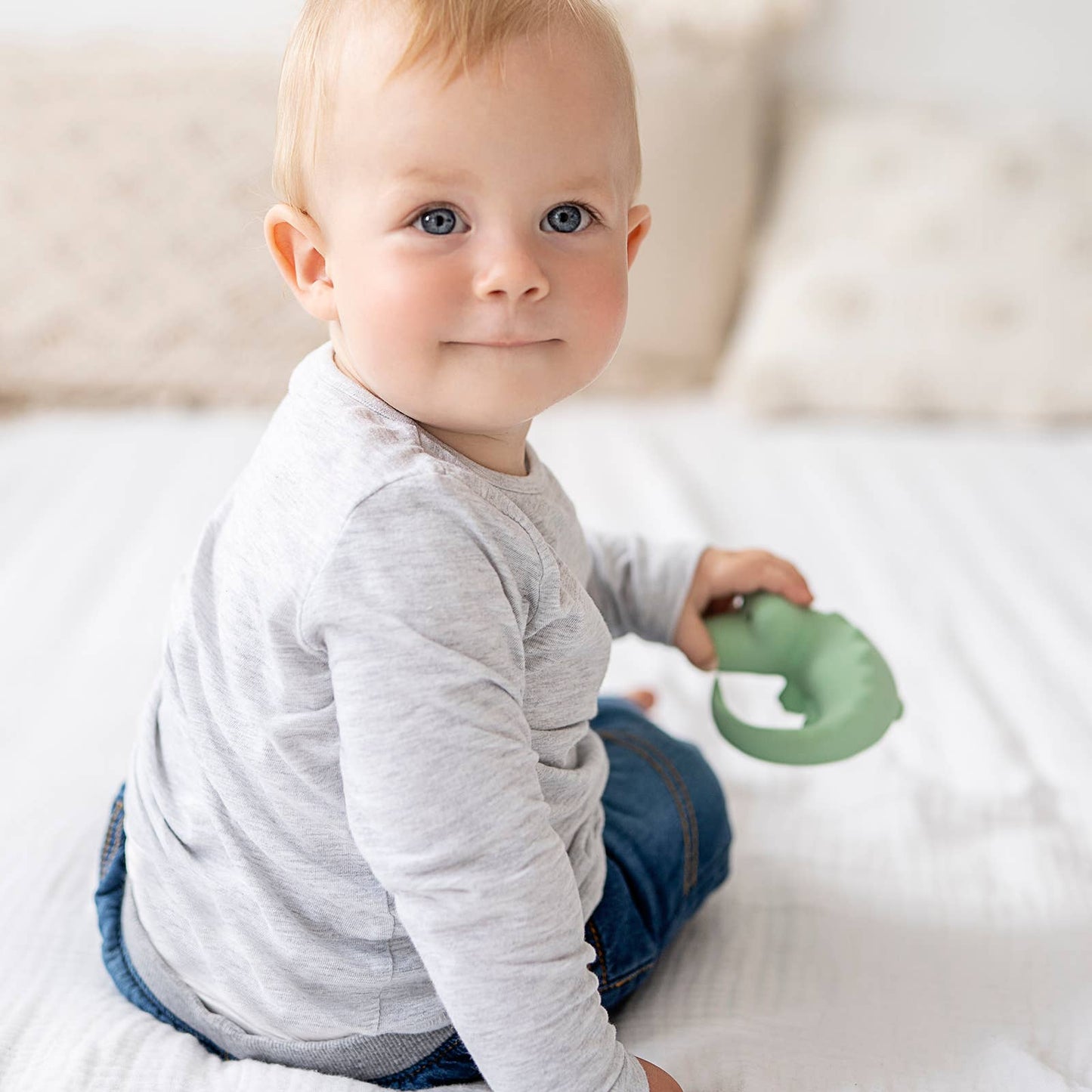 Crocodile Organic Rubber Teether