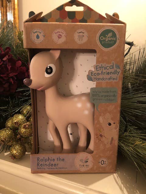 Reindeer Organic Rubber Teether