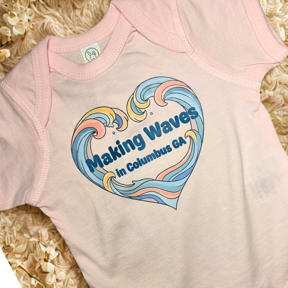 Making Waves in Columbus GA Onesie (#17)