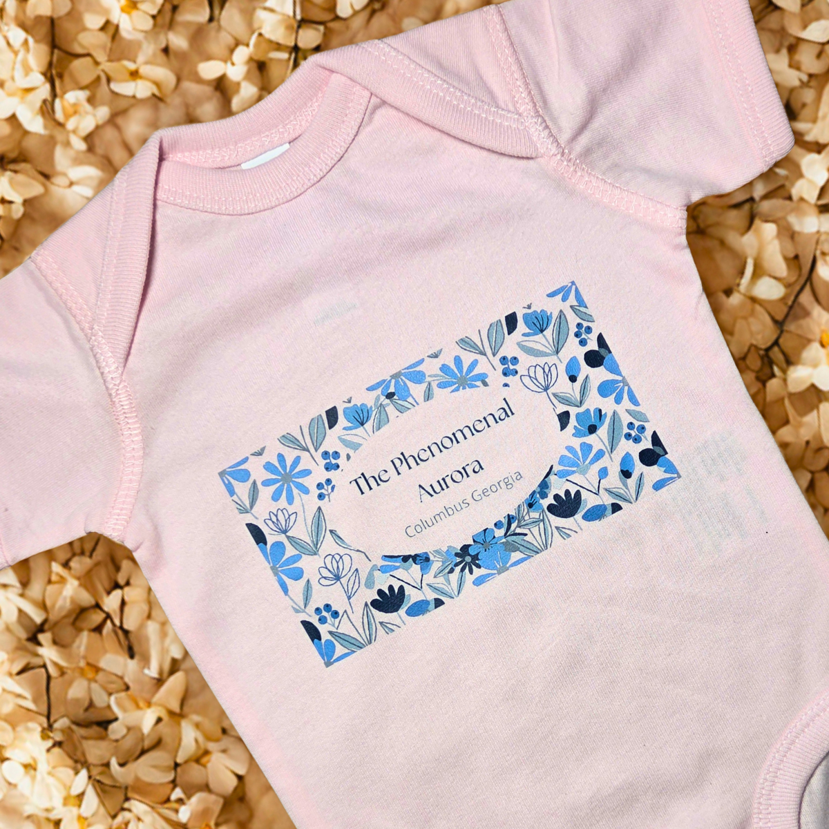 The Phenomenal Aurora (Personalized with Baby's Name) Onesie (#26)