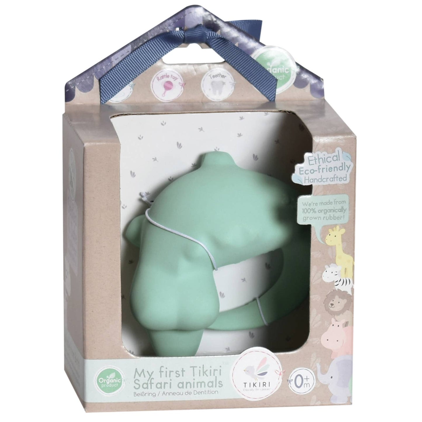 Crocodile Organic Rubber Teether