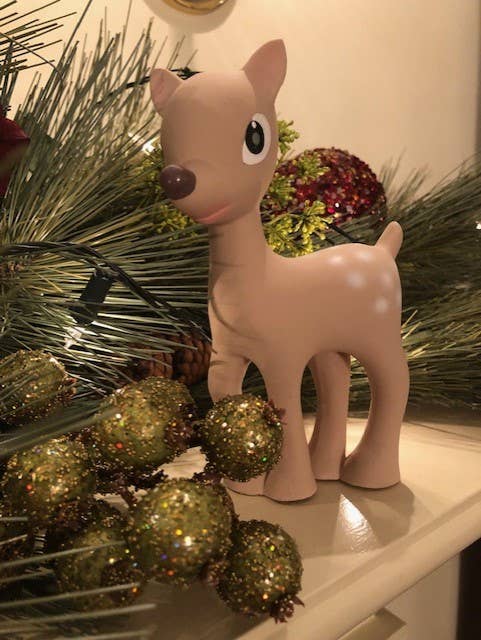 Reindeer Organic Rubber Teether