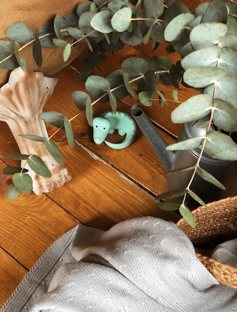 Crocodile Organic Rubber Teether