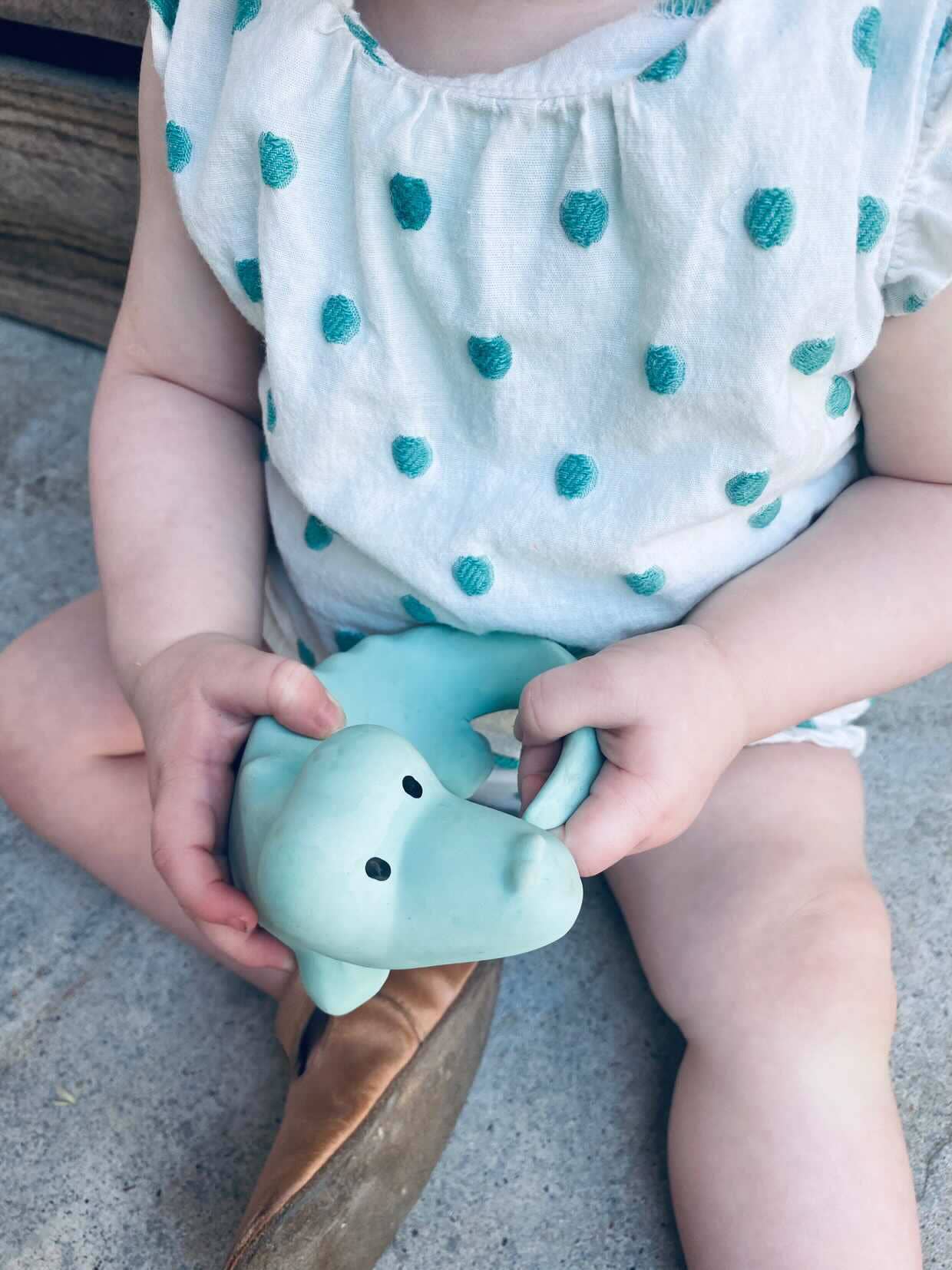 Crocodile Organic Rubber Teether