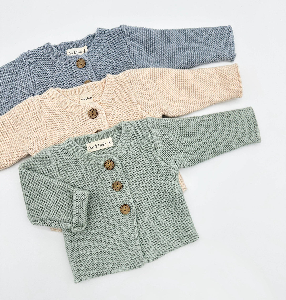 Andi Knitted Cardigan - Oatmeal / 6-12 months