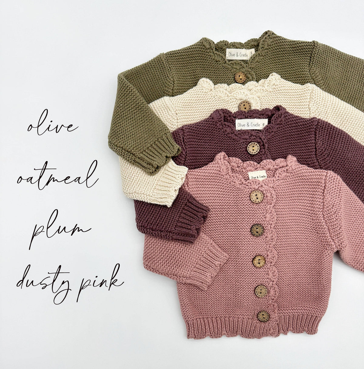 Baby Sophia Sweater - Champagne pink / 3-6 months