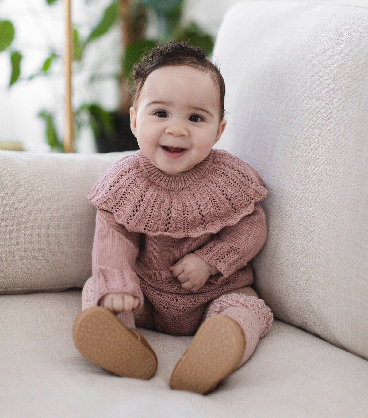 Zori Rompers - Dusty victorian pink / 3-6 months