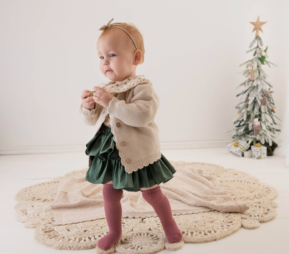 Baby Sophia Sweater - Plum / 6-12m