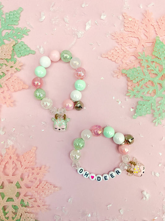 Retro Deer Charm Bracelet