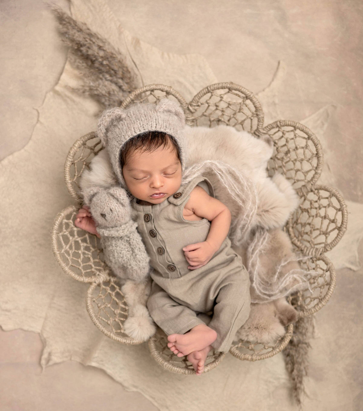 Pierre II Linen Jumper - French blue / 6-12 months