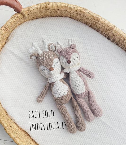 Crochet Sleepy Deer - JILL deer doll