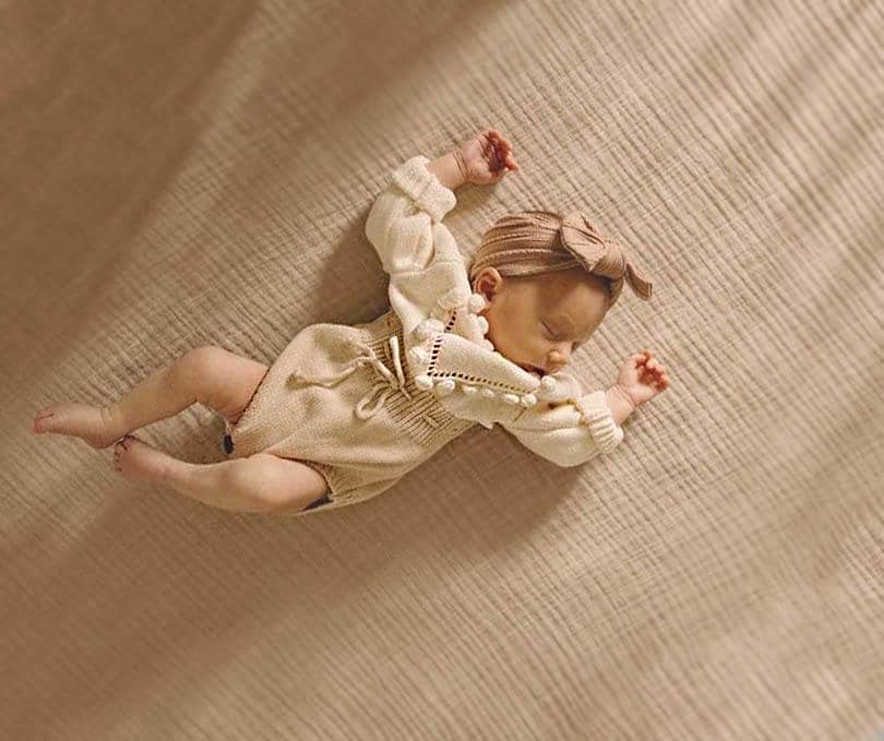Cream Heart Romper Set - Romper only / 6-12 months