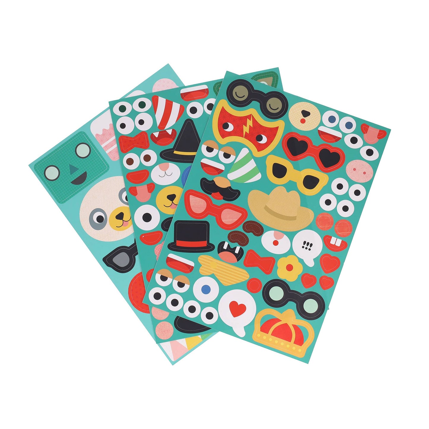 Funny Faces Sticker Set