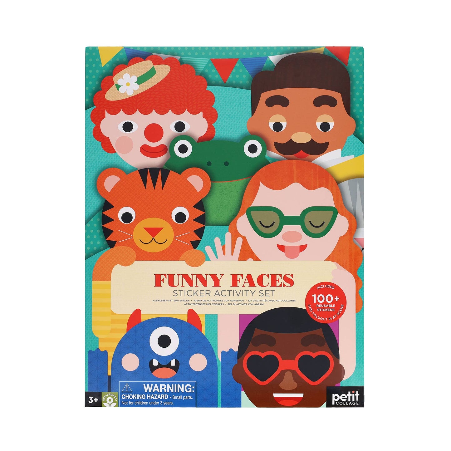 Funny Faces Sticker Set