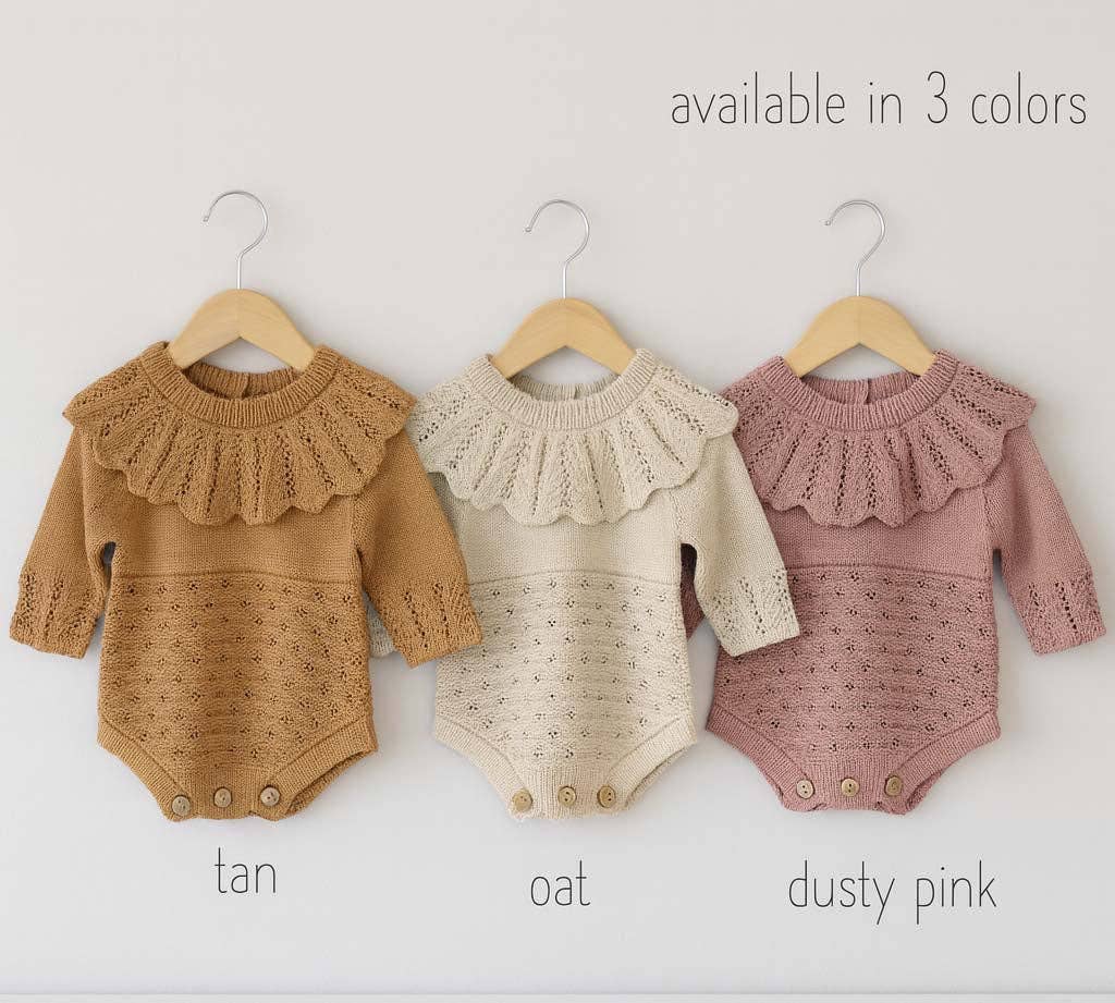 Zori Rompers - Dusty victorian pink / 6-12 months