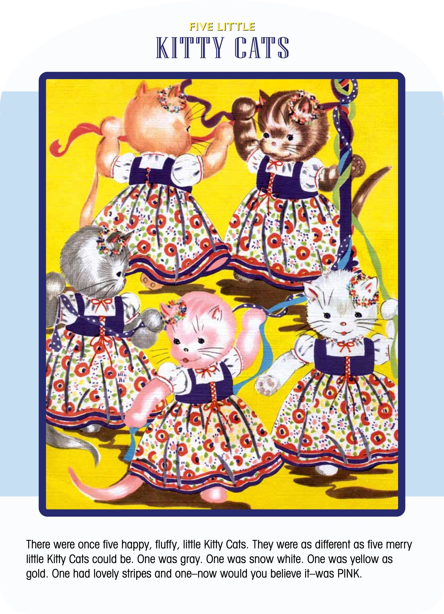 Five Little Kitty Cats Book