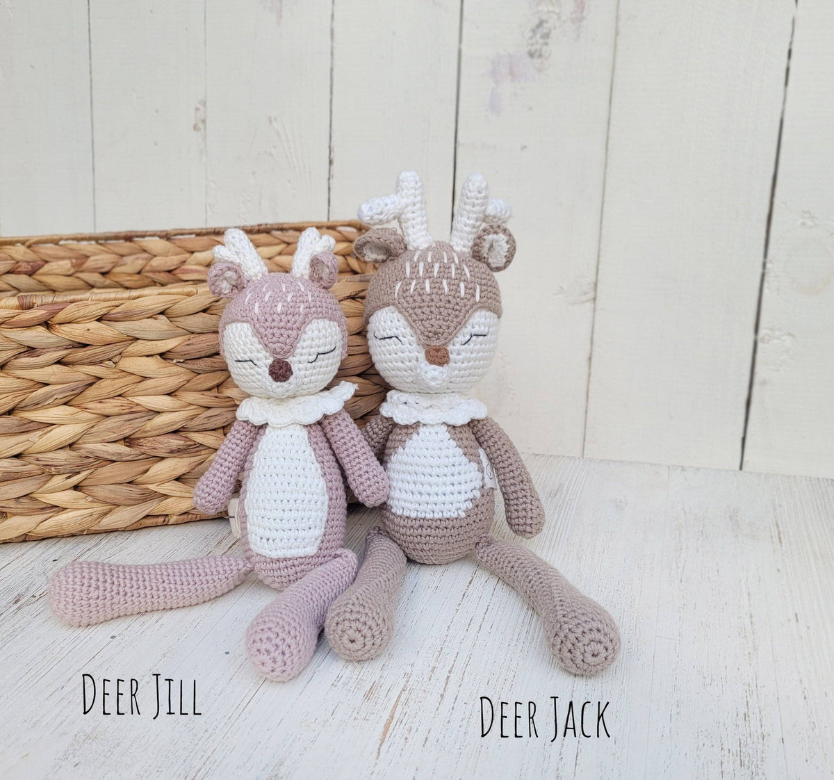 Crochet Sleepy Deer - JILL deer doll