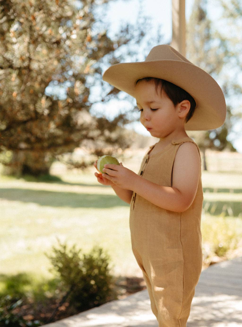 Pierre II Linen Jumper - Dusty blue / 6-12 months
