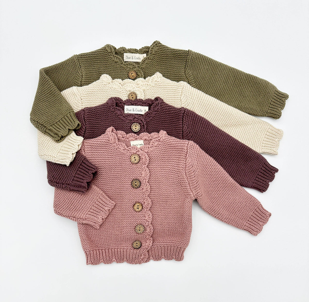 Baby Sophia Sweater - Plum / 6-12m