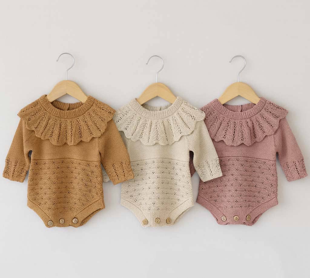 Zori Rompers - Dusty victorian pink / 3-6 months
