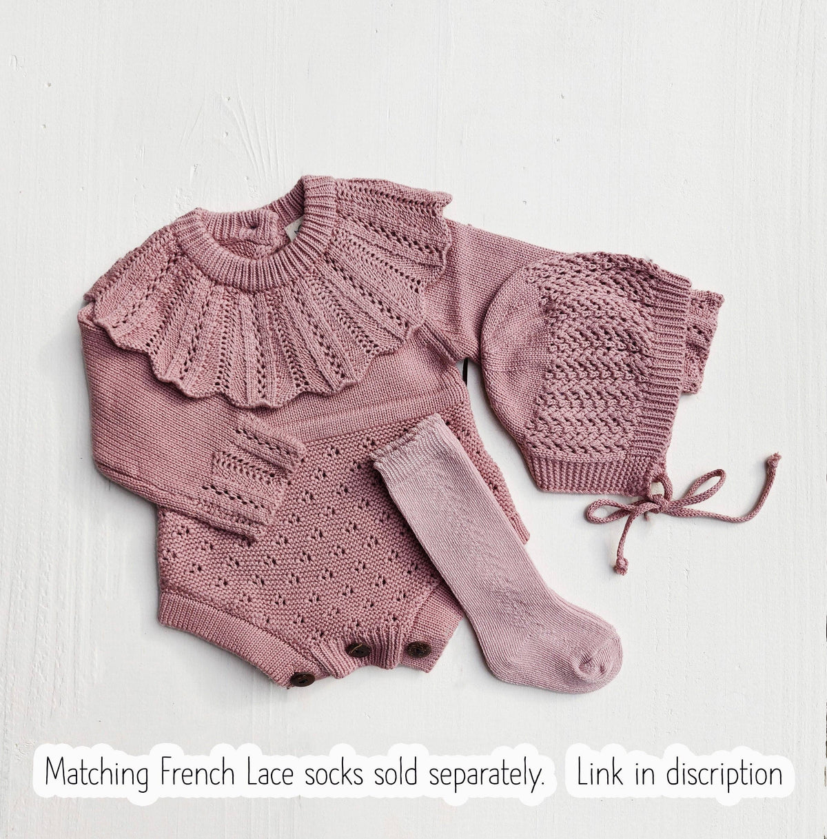 Zori Rompers - Dusty victorian pink / 3-6 months