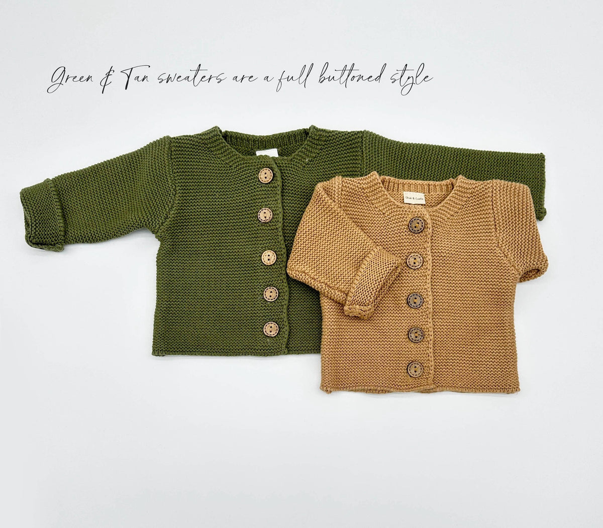 Andi Knitted Cardigan - Heather blue / 6-12 months