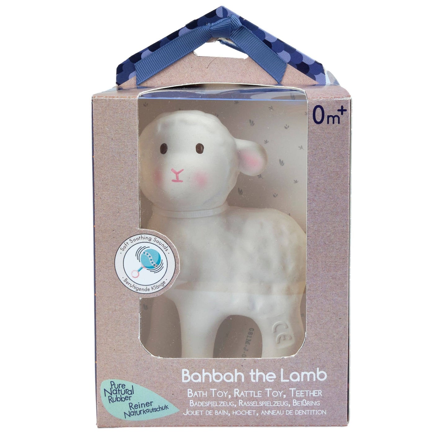 Bahbah the Lamb Organic Rubber Teether