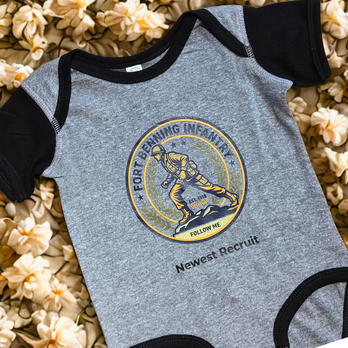Fort Benning Infantry - Newest Recruit Onesie (#7)