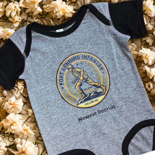 Fort Benning Infantry - Newest Recruit Onesie (#7)