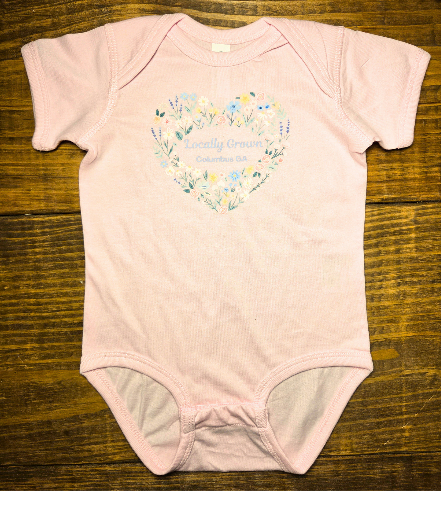 Locally Grown Onesie in a Gift Box - Columbus GA