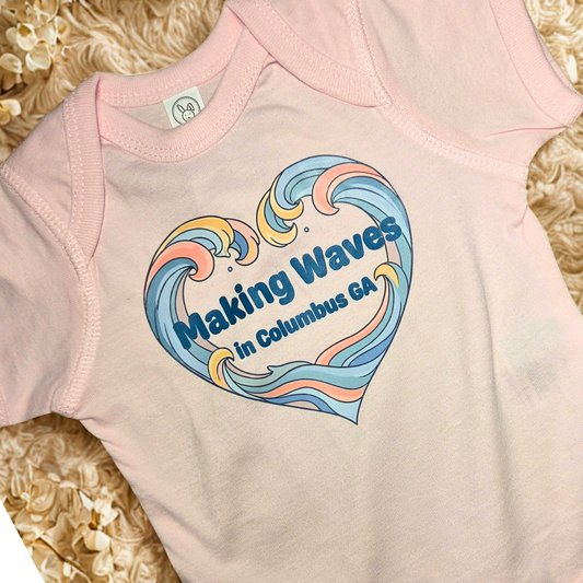 Making Waves in Columbus GA Onesie (#17)