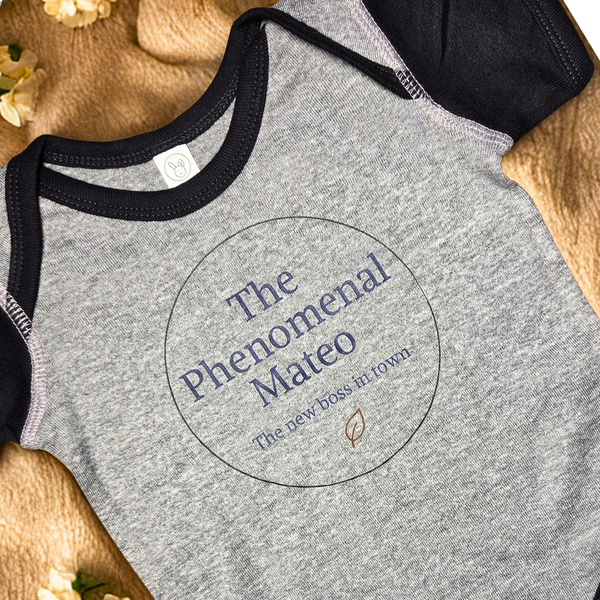 The Phenomenal Mateo (Personalized with Baby's Name) Onesie (#11)