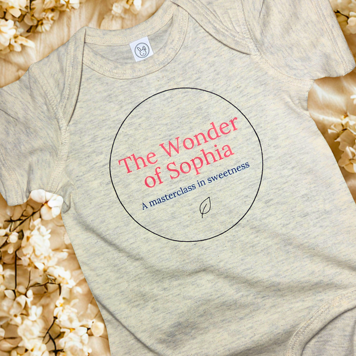 The Wonder Of Sophia Ver. 2 (Personalized with Baby's Name) Onesie (#27)