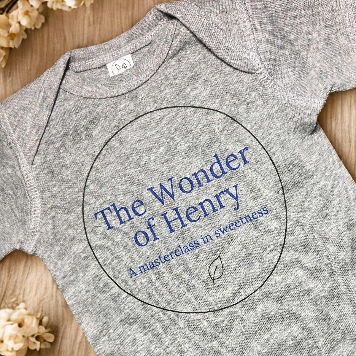 The Wonder of Henry (Personalized with Baby's Name) Onesie (#15)