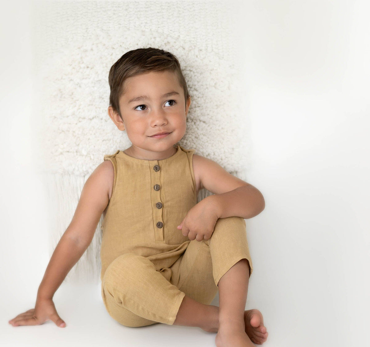 Pierre II Linen Jumper - French blue / 6-12 months