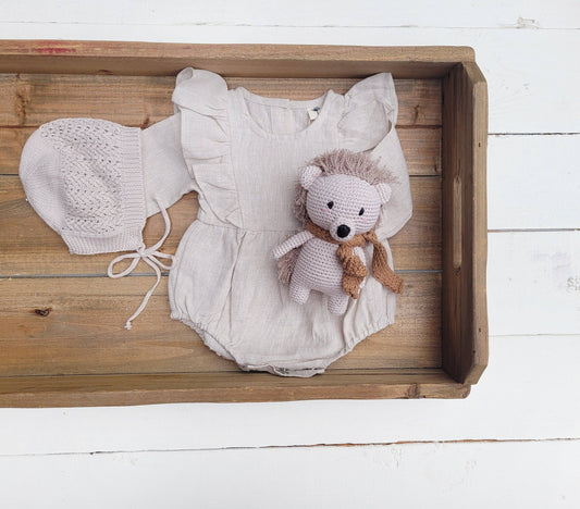 Mini Crochet Hedgehog - Gray Hedgehog