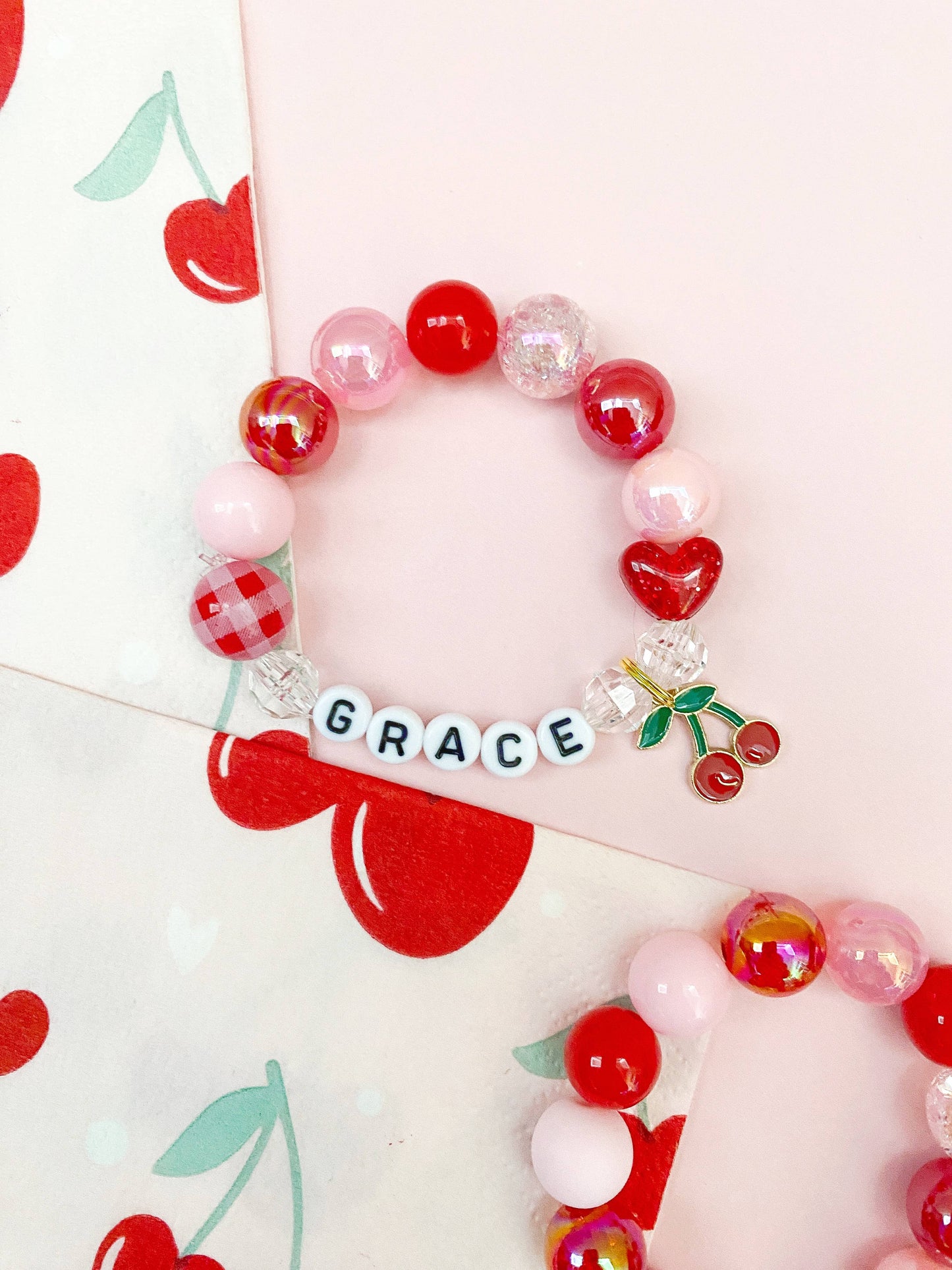 Cherry Charm Bracelet