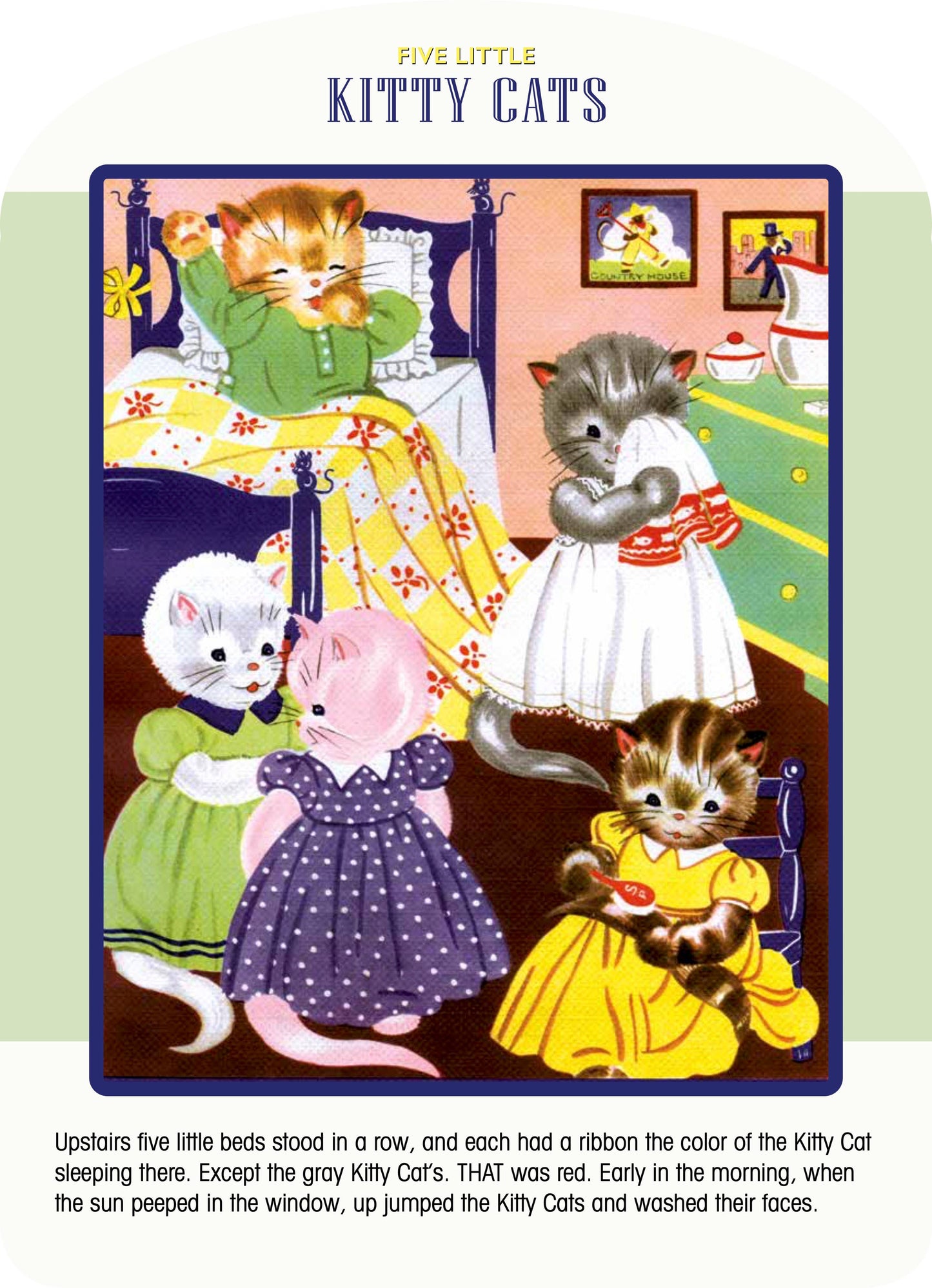 Five Little Kitty Cats Book