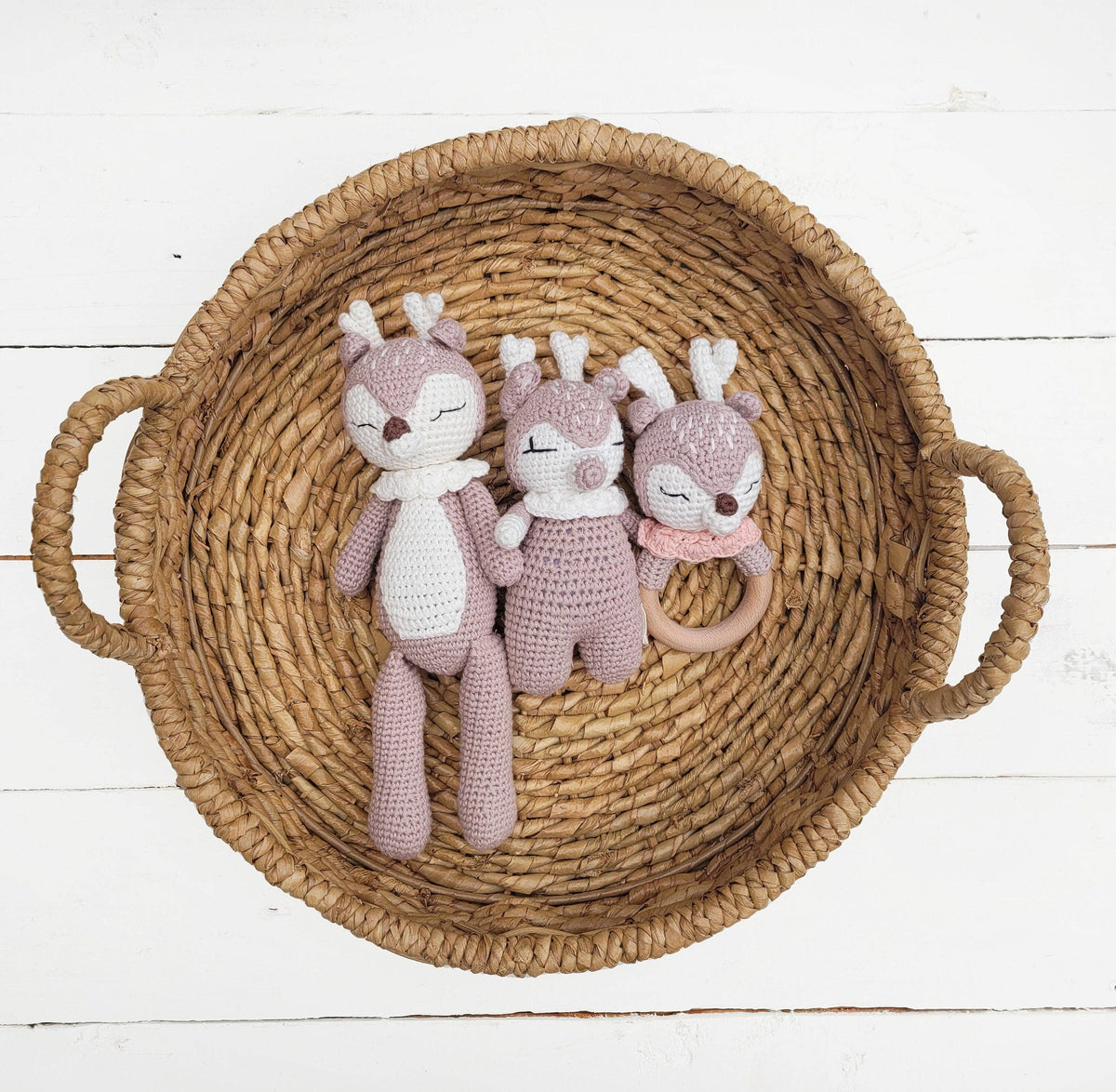 Crochet Sleepy Deer - JILL deer doll