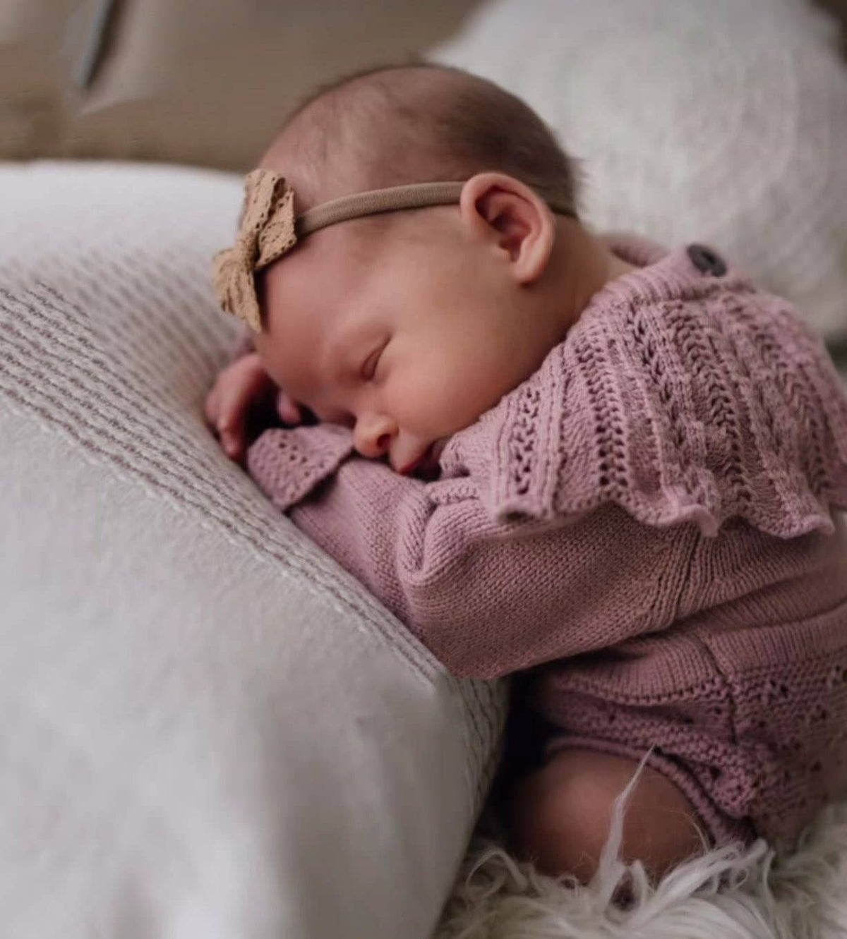 Zori Rompers - Dusty victorian pink / 3-6 months