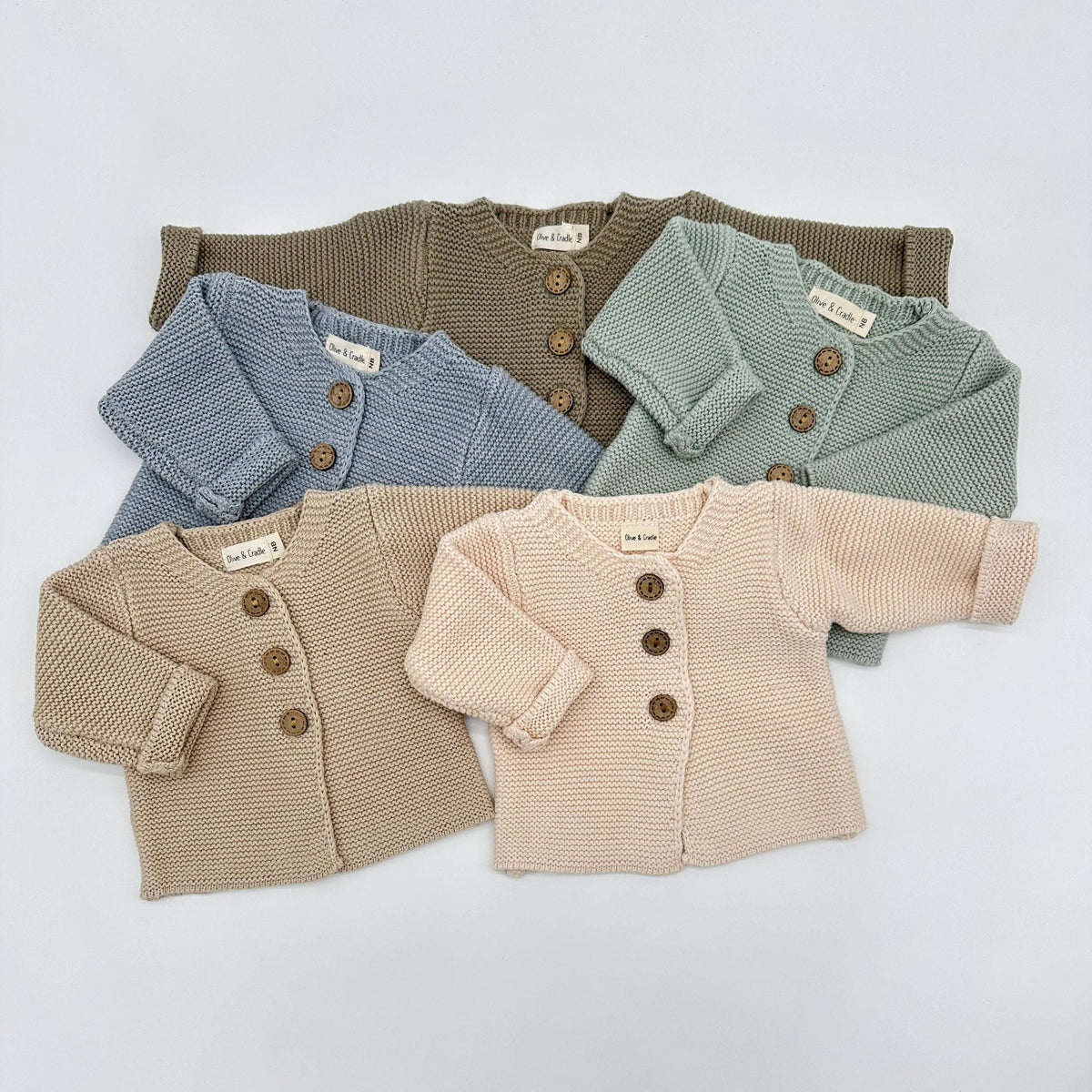 Andi Knitted Cardigan - Oatmeal / 6-12 months