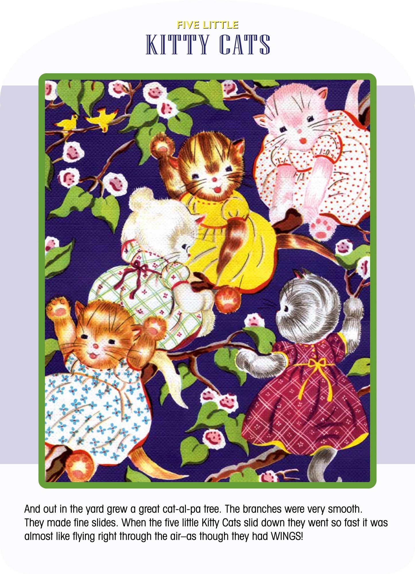 Five Little Kitty Cats Book