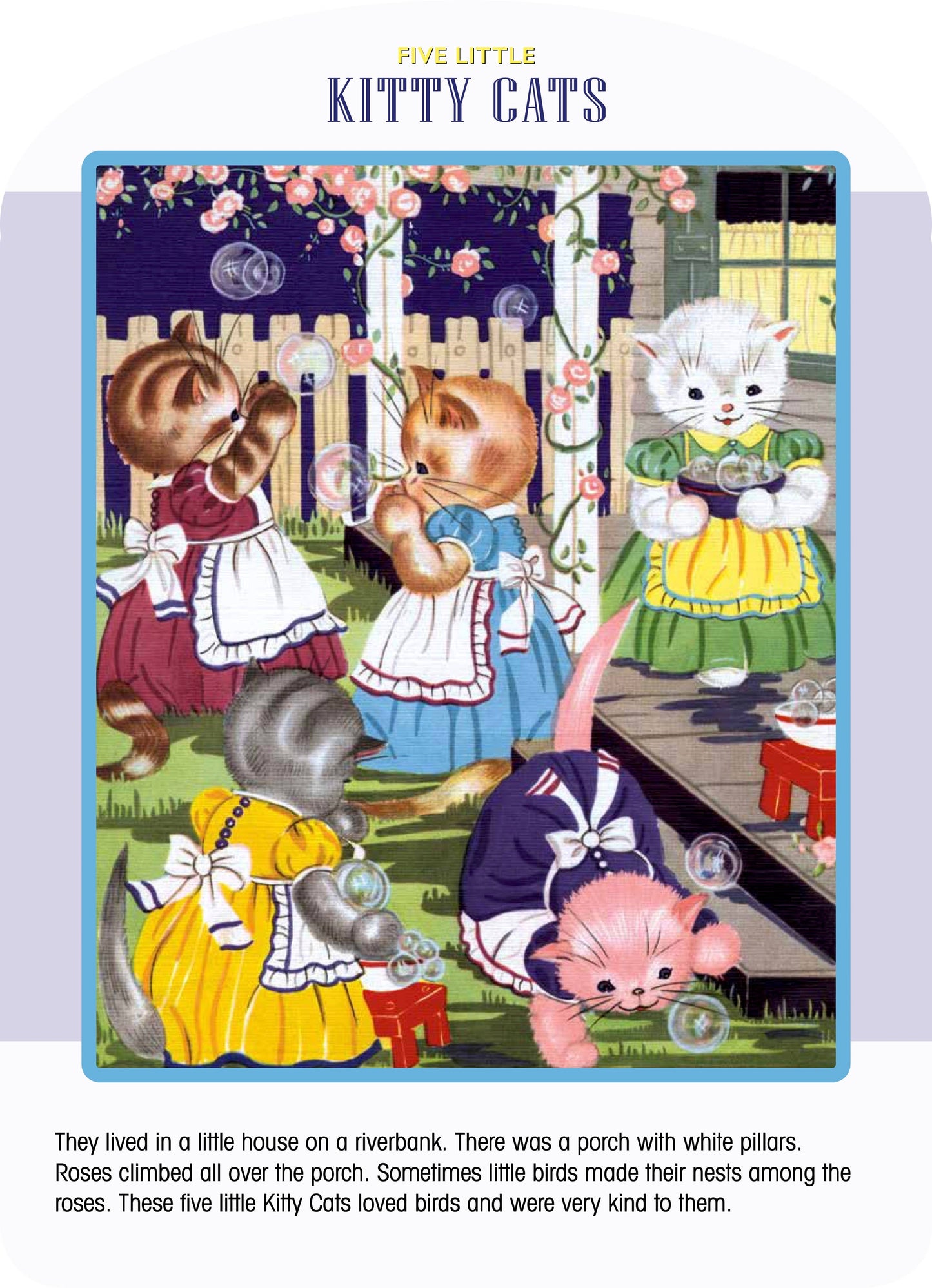 Five Little Kitty Cats Book