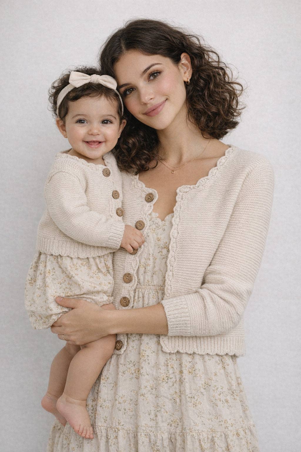 Baby Sophia Sweater - Champagne pink / 3-6 months